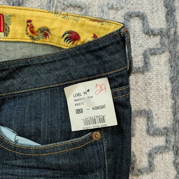 Level 99 Dark Indigo Jeans - Picture 3 of 4